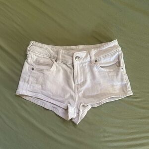 H&M White Denim Shorts